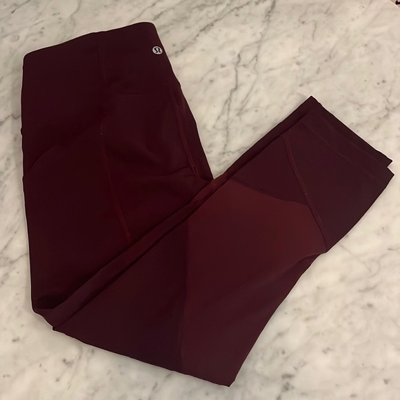 lululemon athletica Pants - Lululemon Pace Rival High-Rise Crop 22" - Size 6